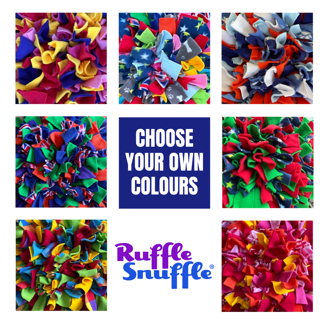 Choose your own colours Ruffle Snuffle mat