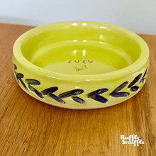 Load image into Gallery viewer, Carved Personalised Ceramic Dog Bowls
